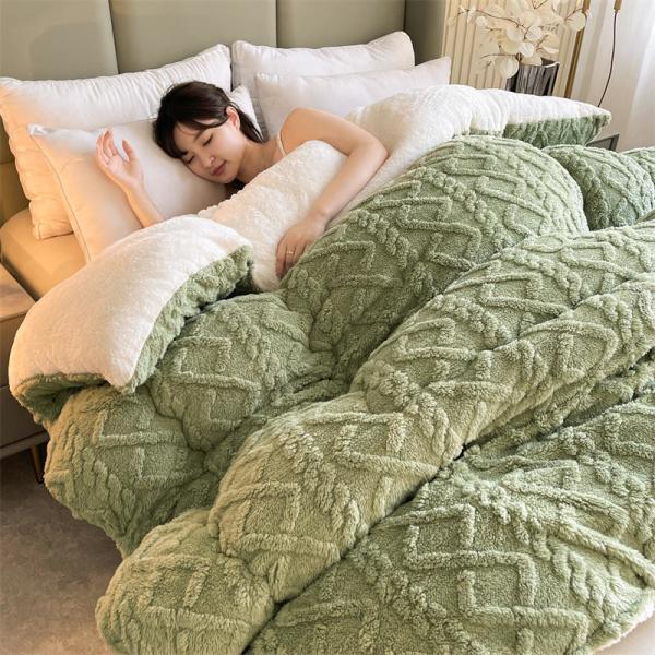 All-Season Home Textile Duvet Quilt Thickened Warm Taffeta Winter Quilt with