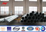 69kv Power Transmission Electric Steel Pole Hot Dip Galvanization Powder Coating