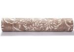 Classic Style Embossed Washable Vinyl Wallpaper with Chocolate color , CE ISO
