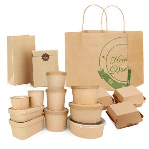 Wholesale Food Grade Biodegradable Bulk Craft Bags Paper Bag Jumbo for Restaurant from china suppliers