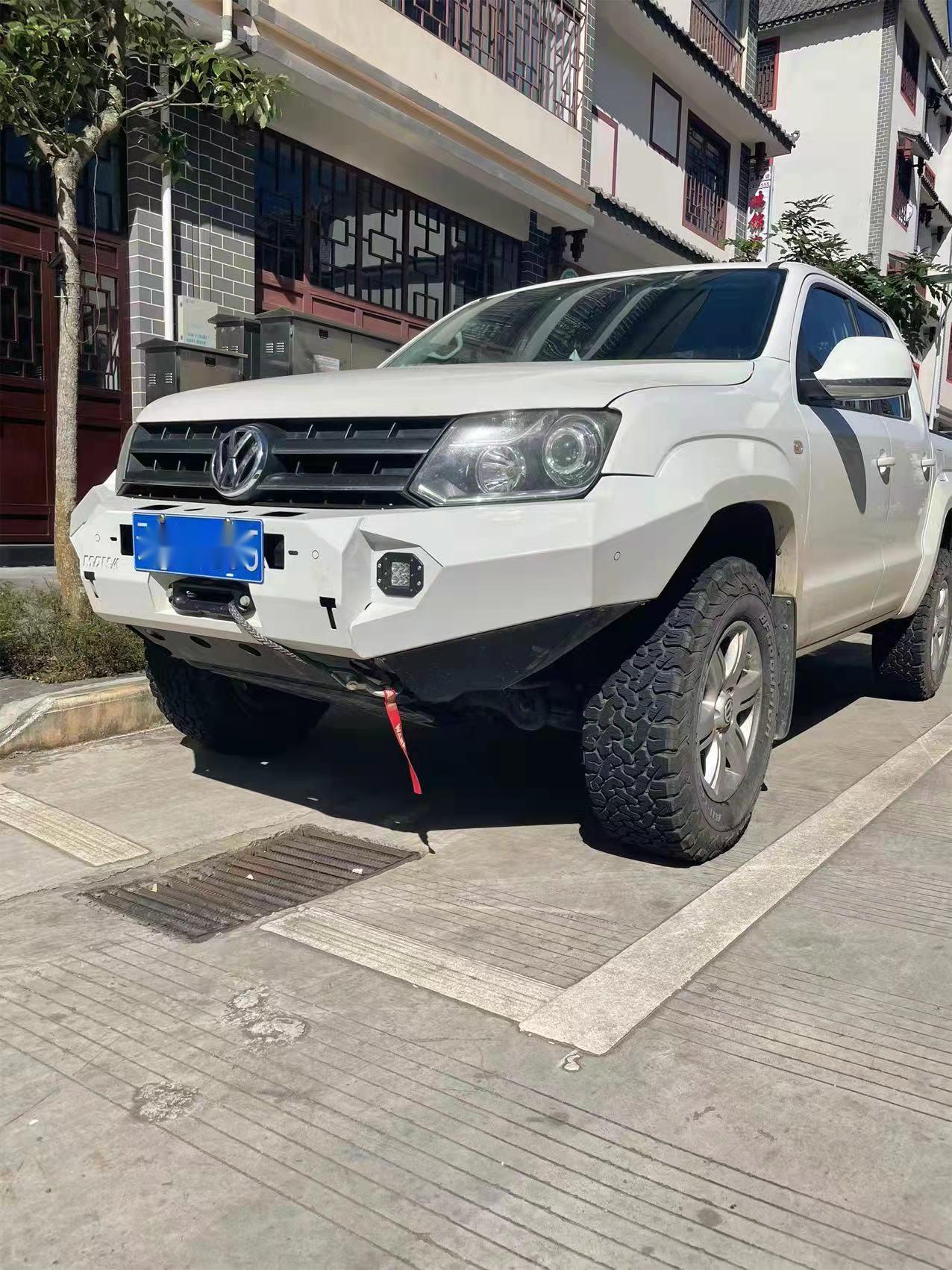 Transporter Front Bumper with Winch Bull Bar Rear Car Bumpers and Spare Tire Carrier