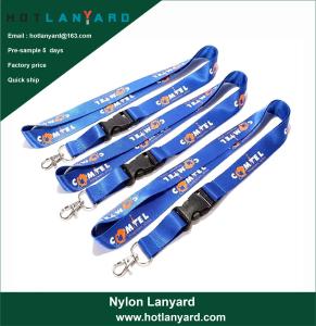 Wholesale Cheap Wholesale Custom Logo Neck Strap Polyester Woven Nylon Printing Sublimation Ribbon Heat Transfer ID Card Holder from china suppliers