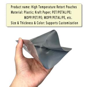 Wholesale Retort Sealable Aluminum Foil Mylar Bag Open Top Packing Bulk Food Storage Retort Pouch from china suppliers
