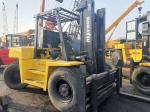 10T Komatsu FD100 Used Diesel Forklift Truck 10000kg Lifting