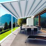 Outdoor Pergola Awning Kits Garden Sunshade PVC Waterproof Motorized Pergola