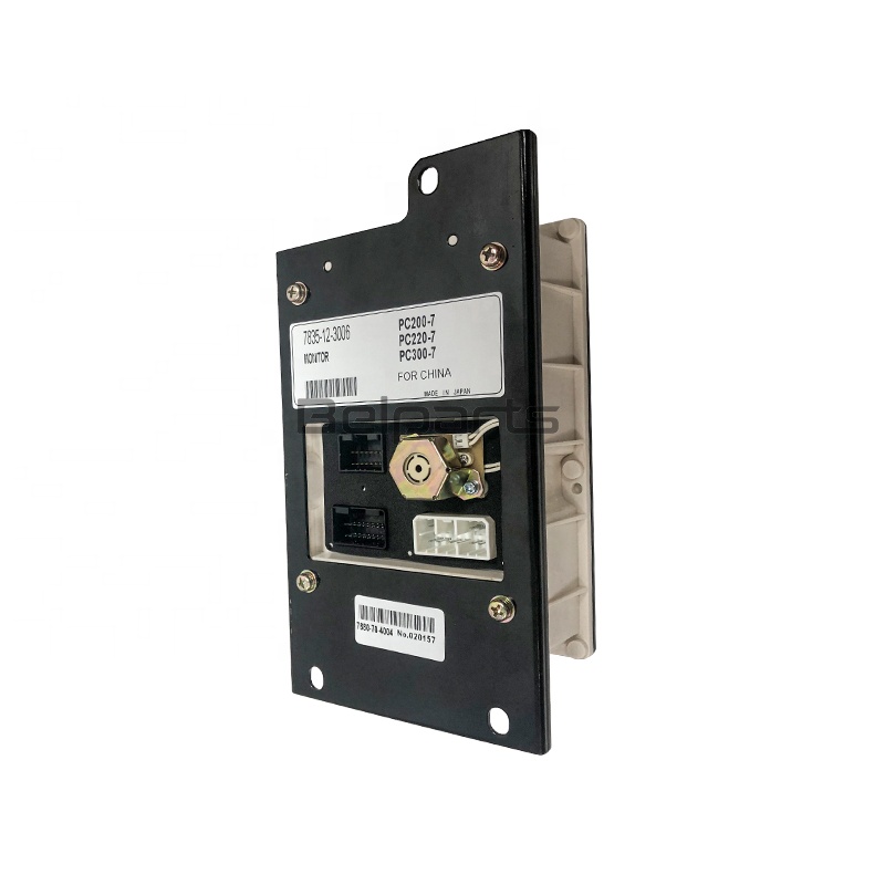 Belparts Excavator Spare Parts PC200-7 PC220-7 PC300-7 ECU Display Screen 7835-12-3006 7835-12-3007 Monitor