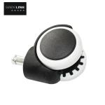 White Edge Nylon 50mm Office Chair Caster Wheel Replacement Bifma Test