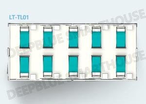 Wholesale Metal Isolation House Mobile Field Hospital In Quick Assemble White Color Low Cost Prefab House from china suppliers