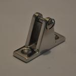 STAINLESS STEEL 90° DECK HINGE W/BOLT
