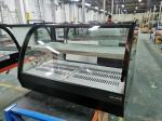 Commercial Kitchen Curved Glass Counter Top Food Warmer Display Showcase at 220V