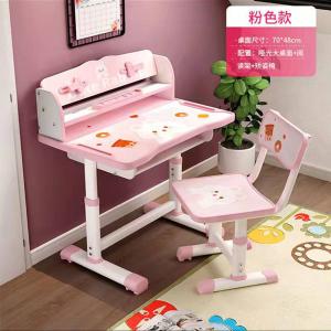 Wholesale Kids Childrens Plastic Desk And Chair Set Ergonomic Study Bookshelf Light Art from china suppliers