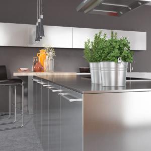 Wholesale Simple Stainless Steel Kitchen Base Cabinets Easy To Assembly from china suppliers