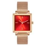Japan Movement Women Square Antique Wrist Quartz Female Watches