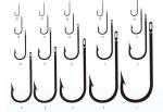 Round Bent Sea Fishing Hooks , Commercial Fishing Hooks White Nickel