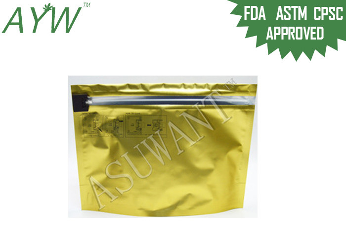 Aluminum Mylar Child Proof Zipper Bags Baby Food Packaging For Seed Cookies
