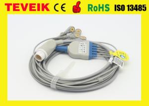 Wholesale Medical Manufacturer HP One Piece Round 12pin 5leads ECG Cable For HP Patient Monitor from china suppliers