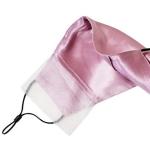 100% Mulberrry Lightweight Silk Fabric 3ply Face Mouth Cover Face Cover Silk