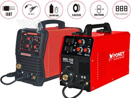 inverter MIG-140E IGBT welding machine 5kg/D200 2 in 1 digital stick display gas