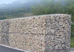 Wholesale H6m Pvc Coated Gabion Wire Mesh Gabion Stone Wall Fence from china suppliers