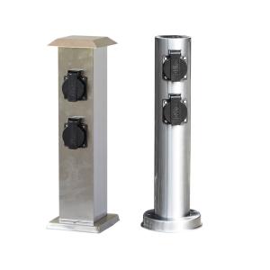 Wholesale Stainless Steel Outdoor Garden In-ground Lawn Electrical Power Sockets Outlet 10A AC250V from china suppliers