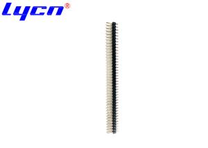 Wholesale Golden Palting 2.54mm Pin Header Connector Female Single Row 600V AC / Minute from china suppliers