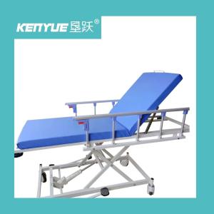 Wholesale Blue Hospital Special Hydraulic Stretcher Trolley With Four Wheels from china suppliers