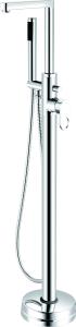 Wholesale Contemporary Standing Bath Mixer Chrome Brass corrosion resistance T8730 from china suppliers