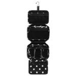 Wave Point Print Polyester Travel Toiletry Bag