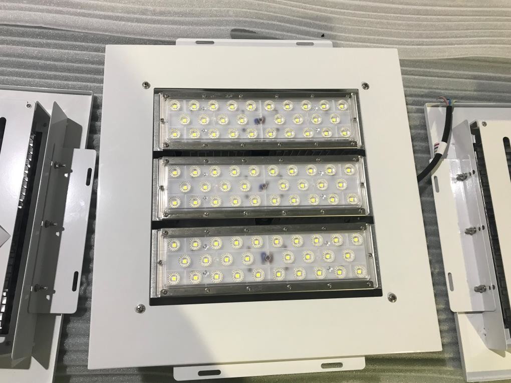 Super Bright Exterior 160lm/w Gas Station Led Canopy Lights 150w SMD 5050 Led Chips