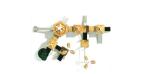 Climbing Net Wooden Playset With Slide , Small Wooden Slide Commercial Colorful