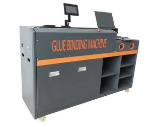 Wholesale 220-450 Books/Hour A3 A4 Perfect Electric Hot Melt Glue Book Binding Machine from china suppliers