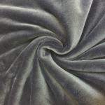 L-27 Dyed Soft Polyester Fabric Knitted Velvet Solid Color For Beddings Leisure