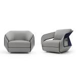 Faux Matte Leather Living Room Sectional Sofas Unfolded Upholstered Sectional