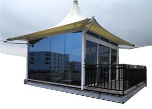 Wholesale Laminated Glass Luxury Resort Tents Sound Insulation Wall Steel Structure from china suppliers