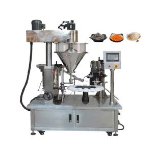 Wholesale Semi Automatic Rotary Powder Filling And Capping Machine from china suppliers