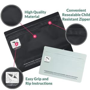 Wholesale Child Proof 21x31cm Zipper Packaging Bag Resealable Materials from china suppliers