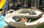Durable Fiberglass Water Slide For Family Interactive Water Fun In Water Park
