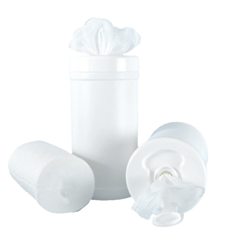 40GSM 30%Viscose 70% Polyester 15*20CM Non Woven Fabric Dry Cloth Household Dry Wipes in Canister