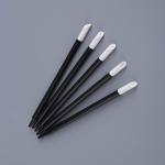 Detailing Swabs Polyurethane Material Head Black PP Stick PU Cleaning Swab Foam