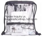 Drawstring Bags, Waterproof Small Clear Bag For Stadium Colleges Sport Event