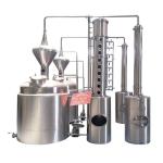 96% Edible Alcohol Whisky Distillation Equipment for 10-2000L Capacity and