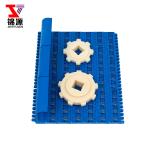Flat Top Blue Pvc Conveyor Belt Types 50.8mm Pitch Used in Singapore