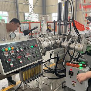 Wholesale PE HDPE PPR Three Layer Single Screw Extruder For 32mm 40mm 63mm Plastic Pipe from china suppliers