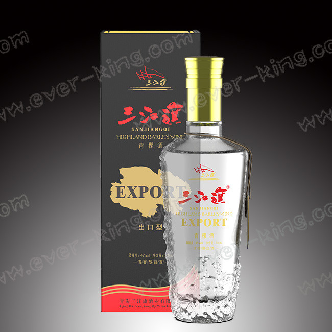 500ml Spirits Liquor Glass Bottle With Screw Cap