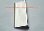 Non Slip External Aluminum Stair Nosings Anodized Surface 20 Mm X 40mm Size