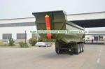 3 Axle U Shape Dump Semi Trailer Tipper Semi Trailer 30 ton U Type Hydraulic 24
