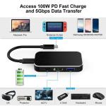 MacBook Aluminum Alloy 4K*2K 5 in 1 5GB USB C Hub