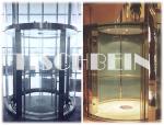 2000kg 2500kg Panoramic Glass Elevator Sightseeing Observation Lift Round Glass