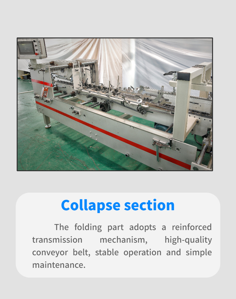 Folder Gluer Machine with 750mm Maximum Expanded Box Size and 0-250m/min Capacity