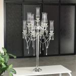 Hot Sale Candelabra 9 Arms Wedding Decor Supplies Tall Centerpiece Stand Wedding